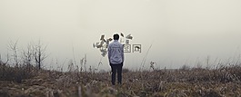 家伙,男子,論文