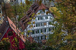 horb,horb 是 neckar,fachwerkhaus