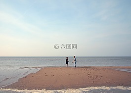 海灘,沙,孩子們