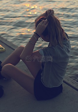 女孩,女子,金發(fā)女郎