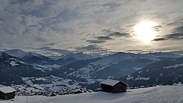 太陽(yáng),冬天,雪