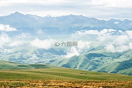 景观,山,丘陵
