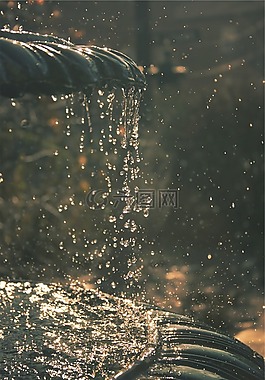 水,滴,夏天