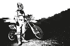 體育,跨越,摩托車越野賽