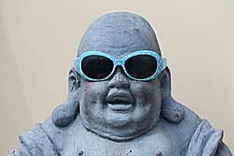 數(shù)字,佛,太陽鏡