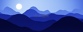 旗幟,山,夜