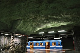 地鐵,站,火車(chē)