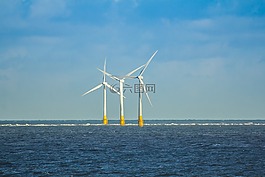 风力涡轮机,北海,英格兰