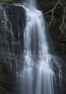 大瀑布,水,自然