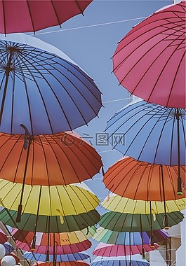 雨傘,顏色,彩虹