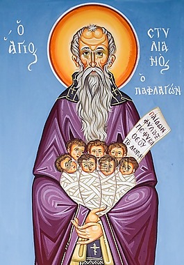 圣stylianos,圣,保护宝宝