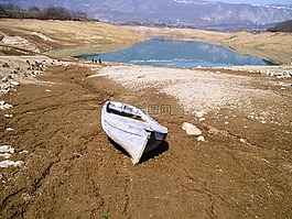 干旱,湖,水