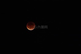 血月,月亮,夜晚的天空