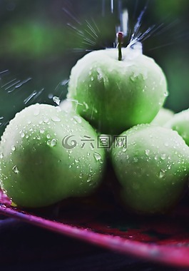 綠色,蘋(píng)果,食品