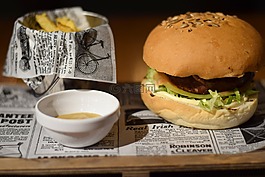 漢堡,烤肉,自制