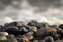 石頭,海,海洋