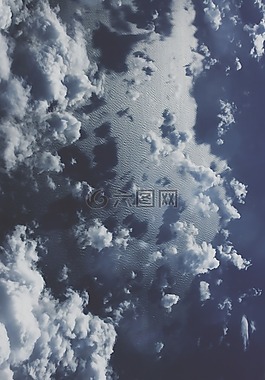 飞机,窗口,海洋