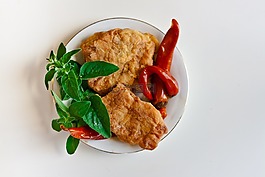 油煎,魚,辣椒