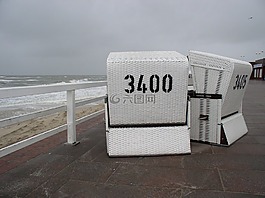 沙灘椅,敘爾特島,westerland
