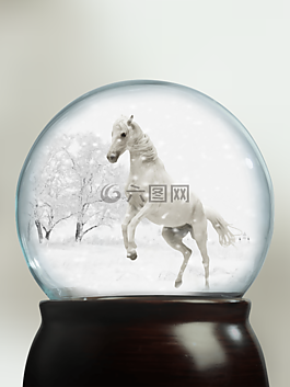 雪球,打马,雪