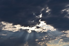云,黑,天空