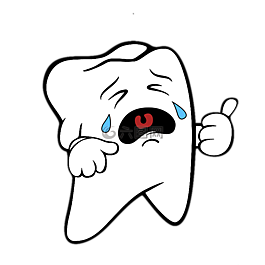 哭,牙,剪貼畫