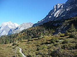 艾格峰步道,伯尔尼高地,秋季