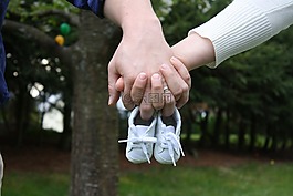 嬰兒,公告,鞋