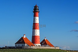 燈塔,westerhever,瓦登海