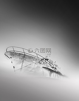 船舶,黑,光