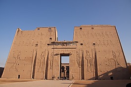 寺庙,埃及,入口