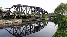 老,橋,水
