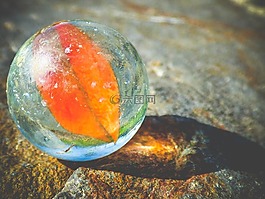 大理石,光閃亮的大理石,光