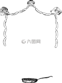 釀酒,黑色和白色,圖