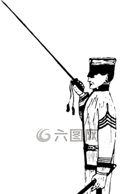 釀酒,黑色和白色,圖