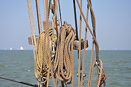帆,海,繩索