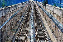 火車鐵軌,鐵路,籬笆