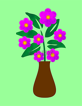 鮮花,自然,花瓶