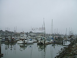 船,海港,端口