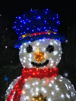 圣诞节,雪人,装饰