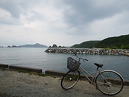 自行車,舊自行車,碼頭