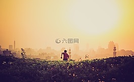 人,男孩,運(yùn)行