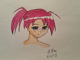 女孩,動(dòng)漫,辮子