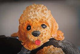 娃娃,狗,灰泥