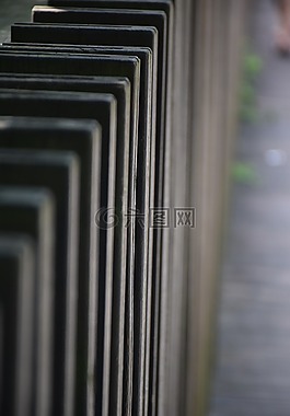 木頭,扶手,道路