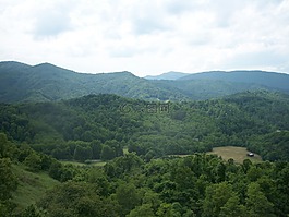 田納西,山,自然