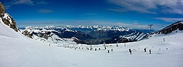 全景,滑雪,kitzsteinhorn