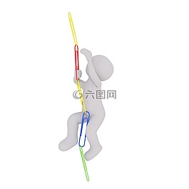 白人男性,3d模型,孤立