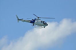 直升机,蓝色,himmel