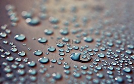滴,表面,水